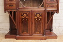 Art Nouveau style Display cabinet in mahogany , France 1900