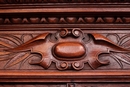 Hunt style Bookcase in Oak, France 19th century