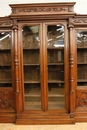 Henri II style Bookcase in Walnut, France 19th century