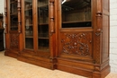 Henri II style Bookcase in Walnut, France 19th century