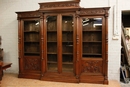 Henri II style Bookcase in Walnut, France 19th century