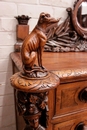 Black forest style Chest of drawers in Oak, France 19th century