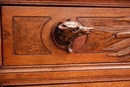 Black forest style Chest of drawers in Oak, France 19th century