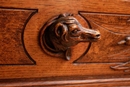 Black forest style Chest of drawers in Oak, France 19th century