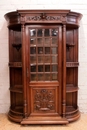 Renaissance style Display cabinet in Walnut, France 19th century