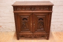 Breton style Cabinet in Oak, France 1900