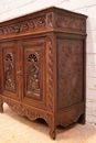 Breton style Cabinet in Oak, France 1900