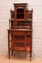 style Display cabinet in Walnut, France 1900