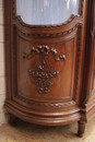 Louis XVI style Display cabinet in Walnut, France 19th century