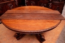 Hunt style Dinning set in Oak, France 19th century