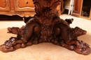 Black forest style Table in Oak, France 19th century