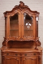 Louis XV style Cabinet in Oak, Belgium 19th century