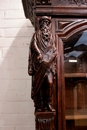 Renaissance style Bookcase in Oak, France 19th century