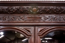 Renaissance style Bookcase in Oak, France 19th century