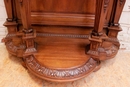 Renaissance style Cabinet in Walnut, France 19th century