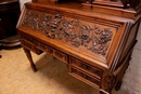 Renaissance style Desk in Walnut, France 19th century