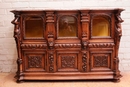 Renaissance style Display cabinet in Walnut, France 19th century