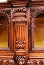 Renaissance style Display cabinet in Walnut, France 19th century