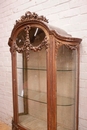 Louis XVI style Display cabinet in gilt wood, France 19th century