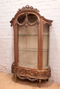 Louis XVI style Display cabinet in gilt wood, France 19th century