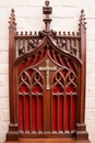 Gothic style Prayer bench in Walnut, France 19th century