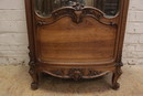 Louis XV style Display cabinet in Walnut, France 19th century