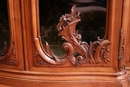 Louis XV style Cabinet in Walnut, France 19th century