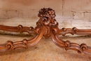 Louis XV style Secretary desk in Walnut, France 19th century