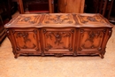 Louis XV style Trunk/cabinet in Walnut, France 19th century