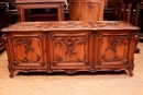 Louis XV style Trunk/cabinet in Walnut, France 19th century