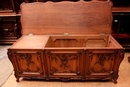 Louis XV style Trunk/cabinet in Walnut, France 19th century