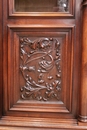 Gothic style Bookcase in Walnut, France 19th century