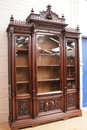 Gothic style Bookcase in Walnut, France 19th century