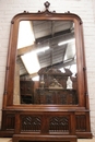 Gothic style Mirror in Walnut, France 19th century