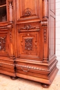 Renaissance style Bookcase in Walnut, France 19th century