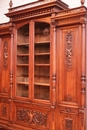 Renaissance style Bookcase in Walnut, France 19th century