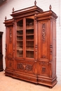 Renaissance style Bookcase in Walnut, France 19th century