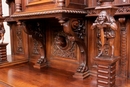 Renaissance style Cabinet in Walnut, France 19th century