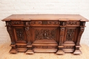 Renaissance style Sideboard in Walnut, France 19th century