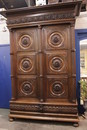 Renaissance style Armoire in Walnut, France 19th century