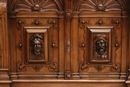 Renaissance style Cabinet in Walnut, France 19th century