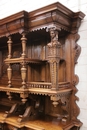 Renaissance style Cabinet in Walnut, France 19th century