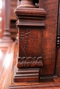 Renaissance style Cabinet in Walnut, France 19th century