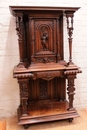 Renaissance style Cabinet in Walnut, France 19th century