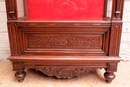 Renaissance style Display cabinet in Walnut, France 19th century