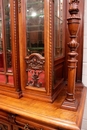 Renaissance style Display cabinet in Walnut, France 19th century