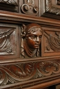 Renaissance style Cabinet in Walnut, France 19th century