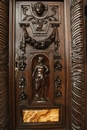 Renaissance style Cabinet in Walnut, France 19th century