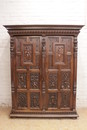 Renaissance style Armoire in Walnut, France 19th century