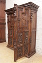 Renaissance style Armoire in Walnut, France 19th century